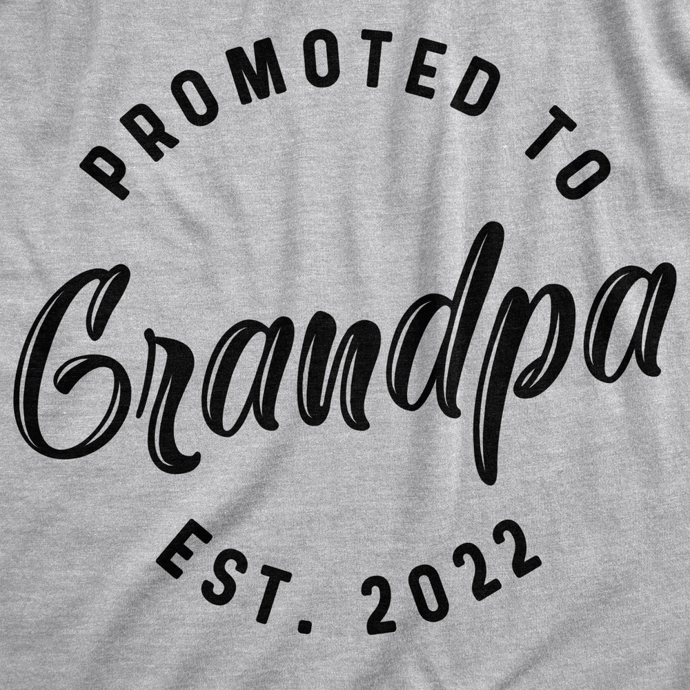 Crazy Dog Promoted To Grandpa 2024 2023 2022 Unisex Hoodie Family Announcement Hooded Sweatshirt Image 2