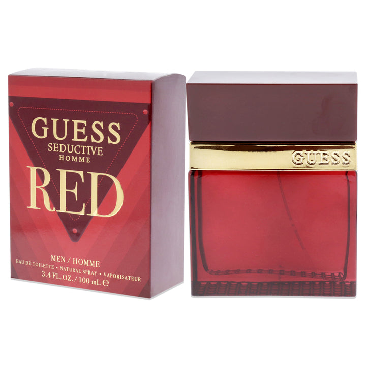 Guess Seductive Homme Red EDT 3.4 fl oz Mens Fragrance Vanilla Fig Notes Image 3