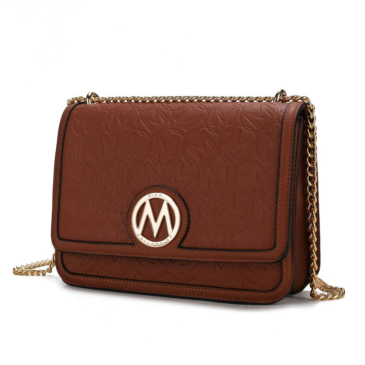 Amiyah Vegan Leather Crossbody Womens Shoulder Bag by Mia K Image 1