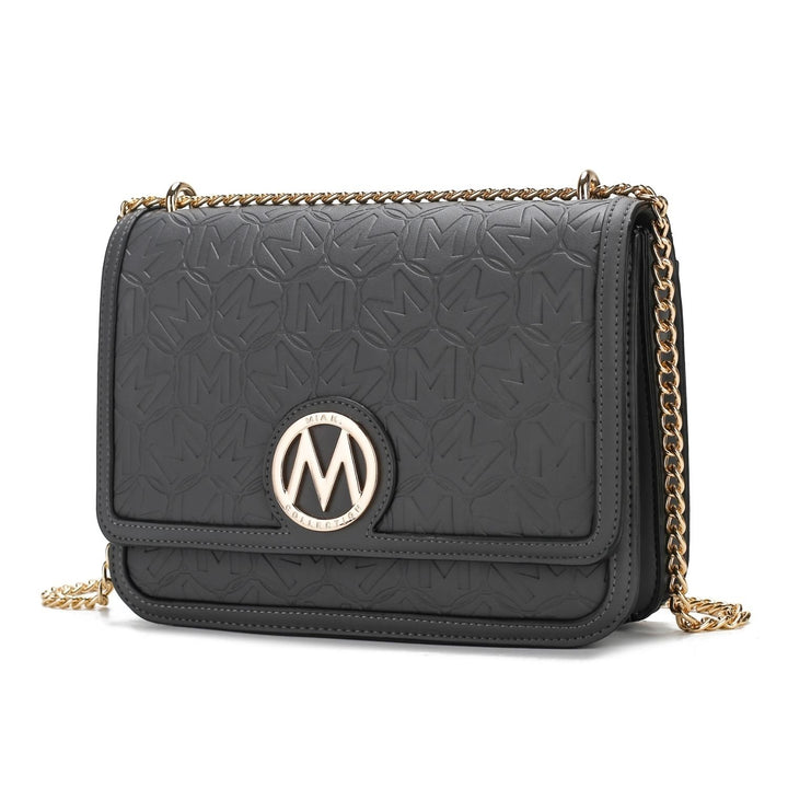 Amiyah Vegan Leather Crossbody Womens Shoulder Bag by Mia K Image 1