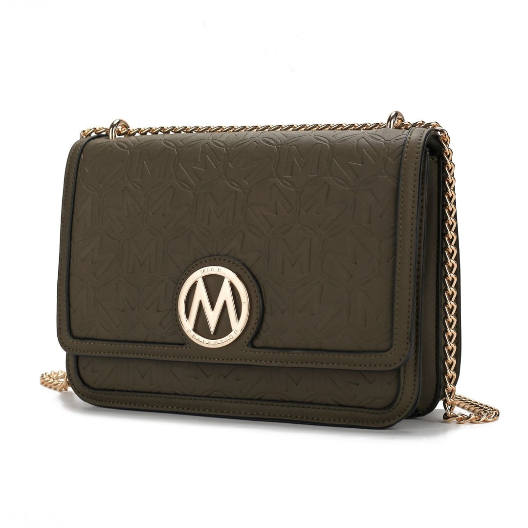 Amiyah Vegan Leather Crossbody Womens Shoulder Bag by Mia K Image 1