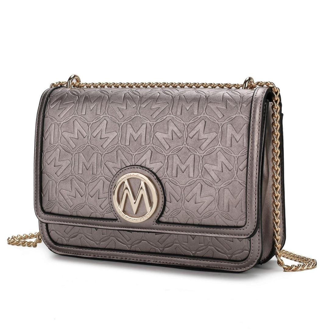 Amiyah Vegan Leather Crossbody Womens Shoulder Bag by Mia K Image 1