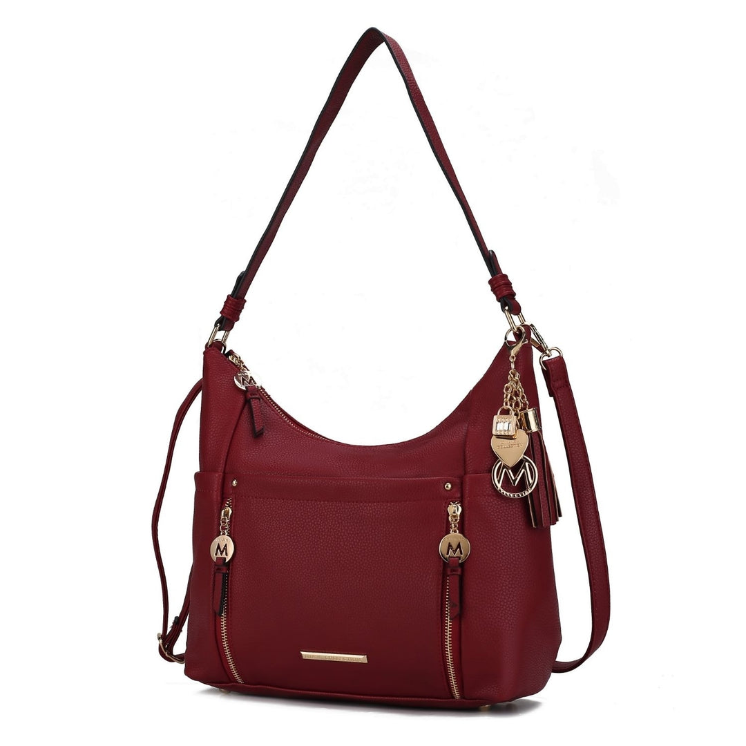 Ruby Vegan Leather Crossbody Womens Shoulder Bag by Mia K Image 11