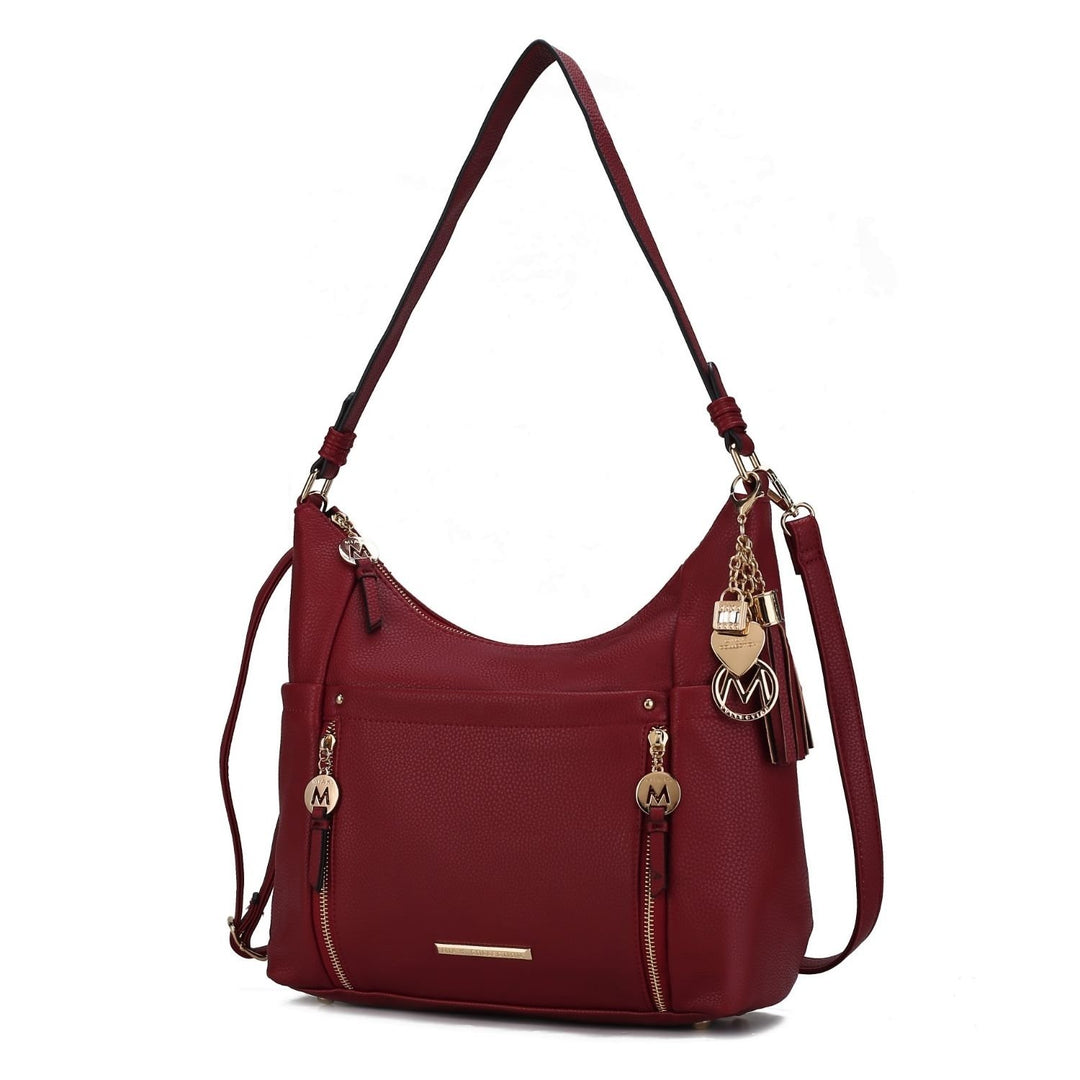 Ruby Vegan Leather Crossbody Womens Shoulder Bag by Mia K Image 1