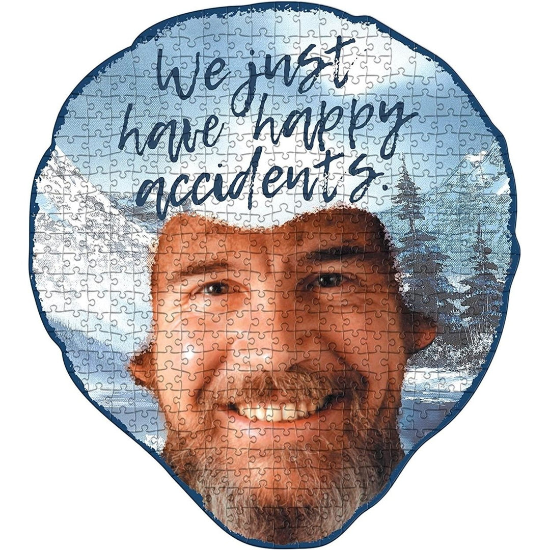 Bob Ross Happy Accidents Jigsaw Puzzle 414 Pieces Joy of Puzzling Mighty Mojo Image 3