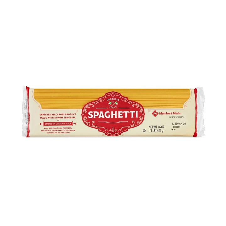 Members Mark Spaghetti Pasta Pantry Pack 1 Pound (Pack of 6) Image 3