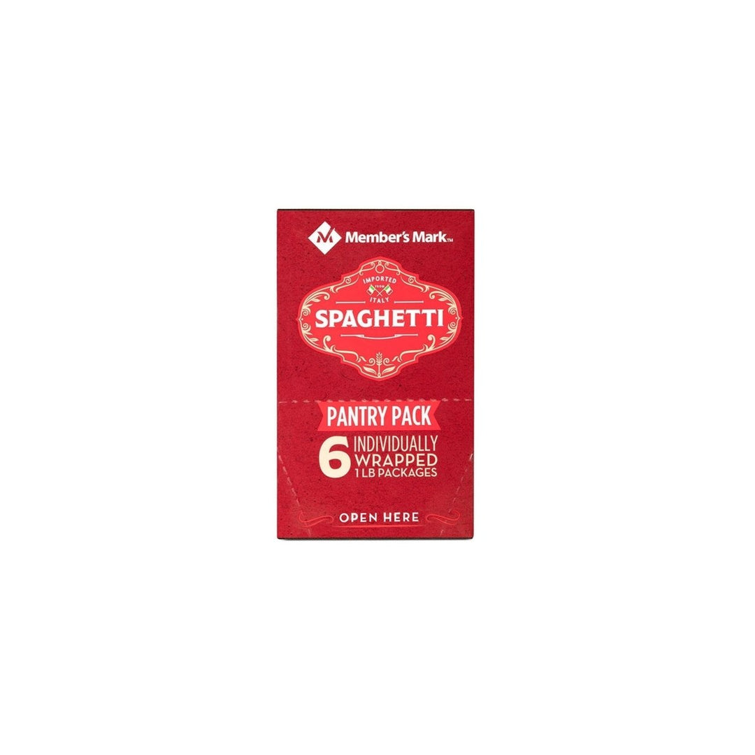 Members Mark Spaghetti Pasta Pantry Pack 1 Pound (Pack of 6) Image 4