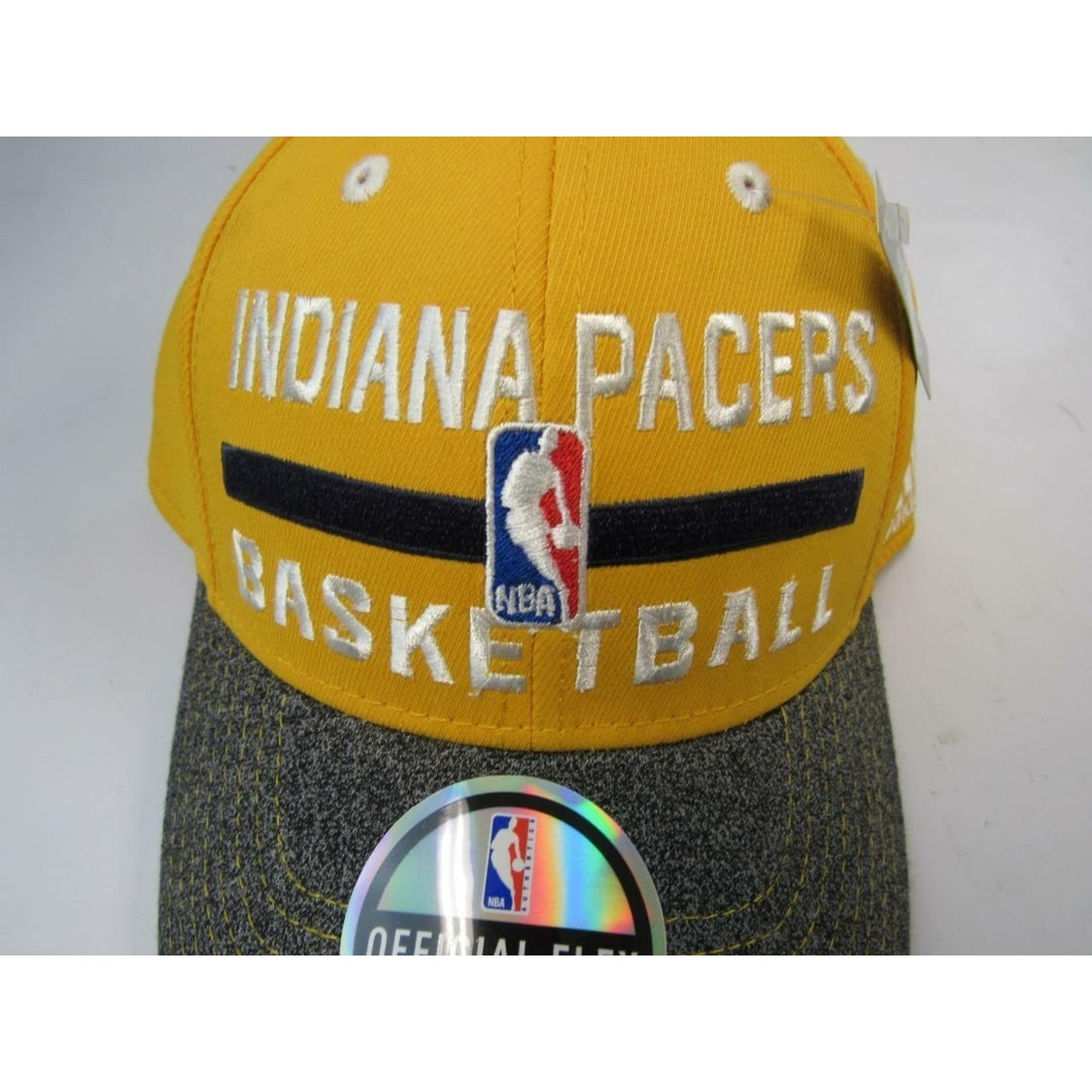 Indiana Pacers Mens Size OSFA Adidas Fitmax70 Climalite Practice Cap Hat 24 Image 3
