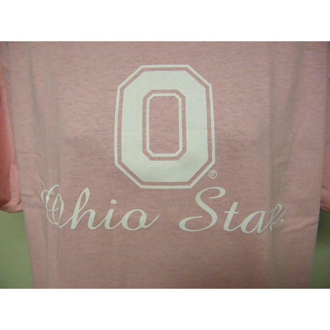 Ohio State Buckeyes Womens Size XL XLarge Pink Shirt Image 4