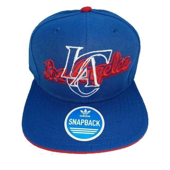 Los Angeles Clippers Mens Adidas OSFA Flatbrim Snapack Cap Hat 24 Image 1