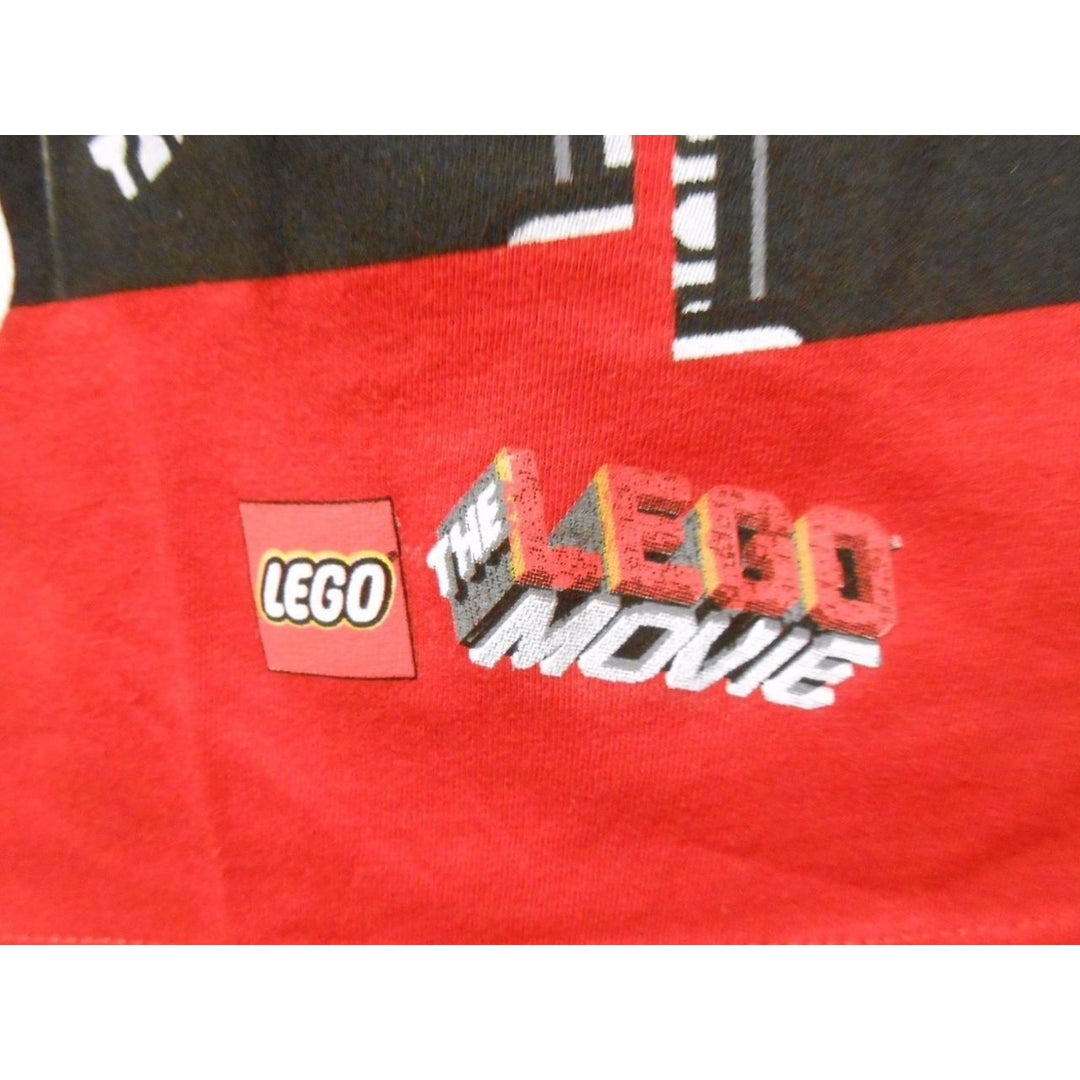 Lego Movie "GOOD COP BAD COP" Youth Size M Medium 10/12 Red Shirt Image 4