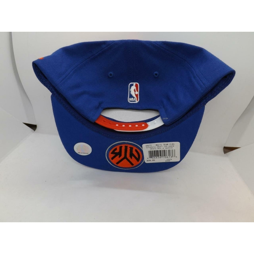 2013 NBA Draft Day  York Knicks Mens Adidas OSFA Flatbrim Snapack Hat 28 Image 4