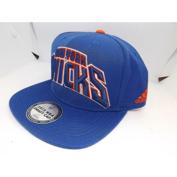 2013 NBA Draft Day  York Knicks Mens Adidas OSFA Flatbrim Snapack Hat 28 Image 6
