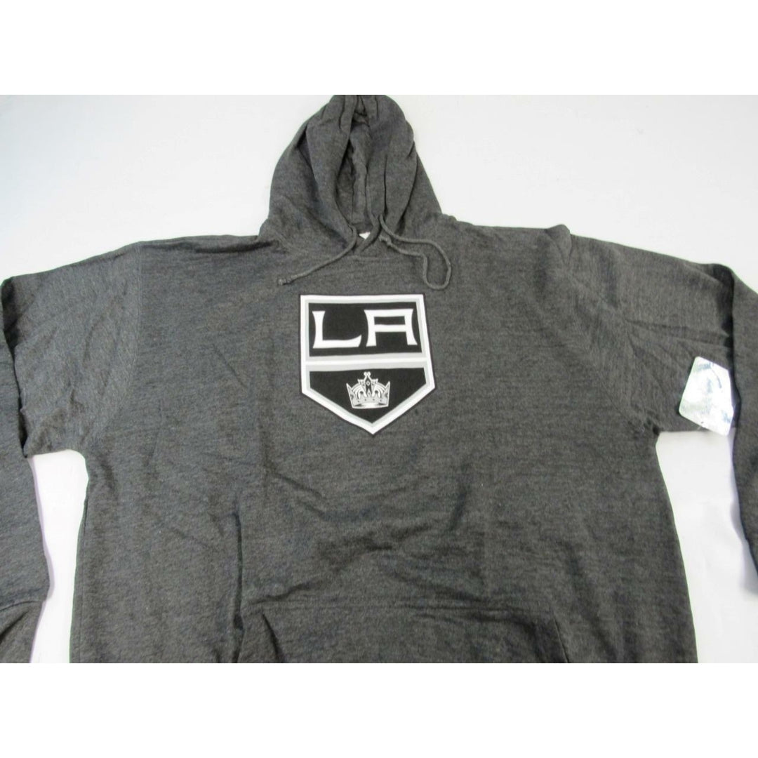 Los Angeles LA Kings Mens Size 2XL-Tall Gray Hoodie and Black Shirt Combo Image 4