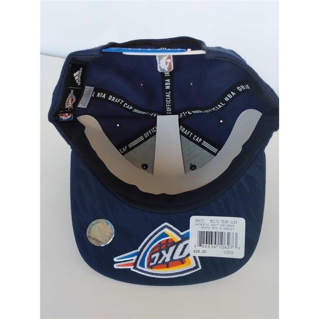 New OKC Oklahoma City Thunder 2013 NBA Draft Cap Mens Flatbrim Snapback Hat $28 Image 4