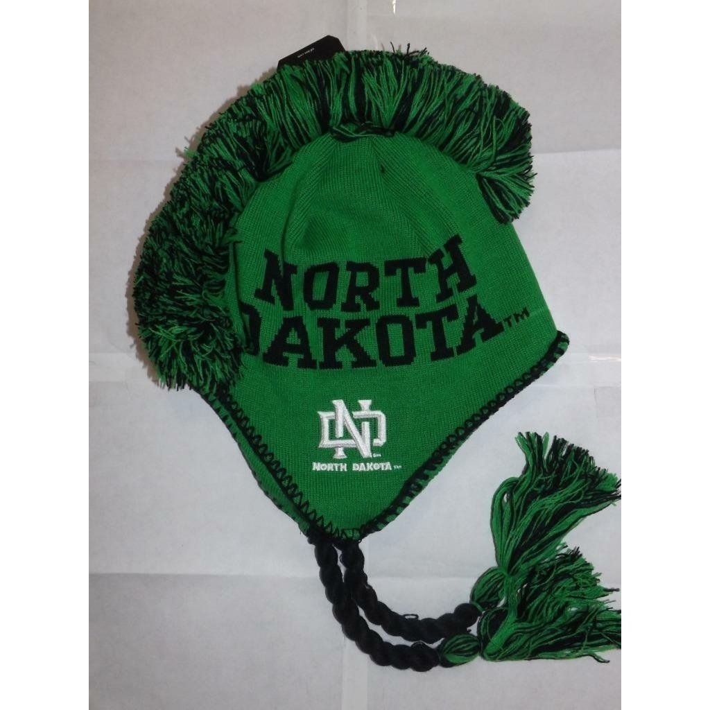 North Dakota Fighting Hawks Youth Size 8-20 OSFA Adidas Mohawk Beanie Image 2