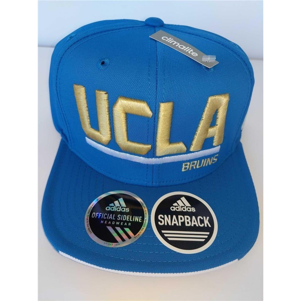 UCLA Bruins Adult Mens Size OSFA Flatbrim Snapback Sideline Cap Hat 26 Image 3