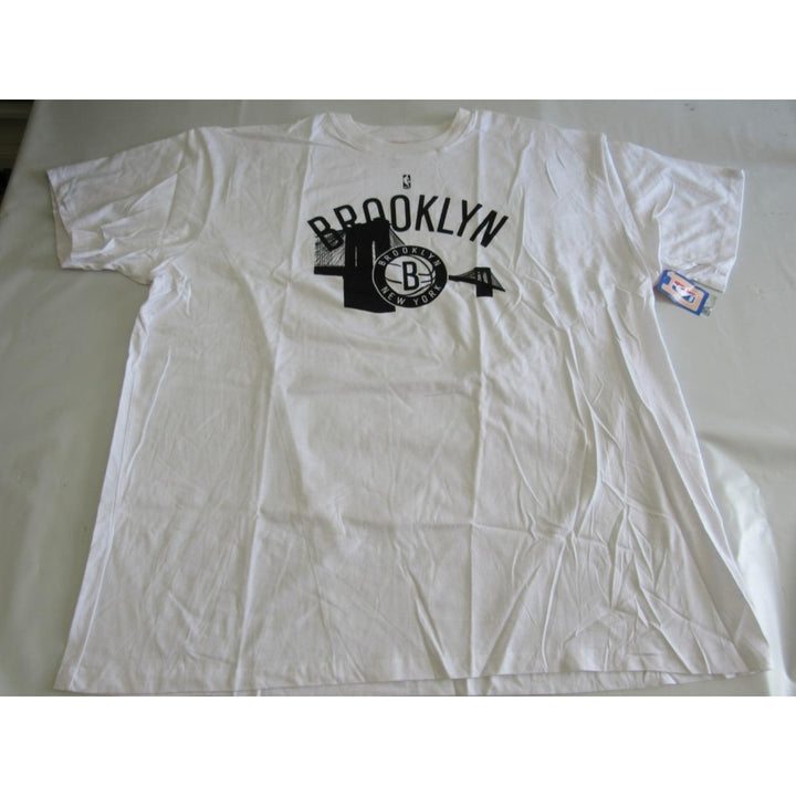 Brooklyn Nets Mens Size 5XL 5XLarge White Majestic Shirt Image 4