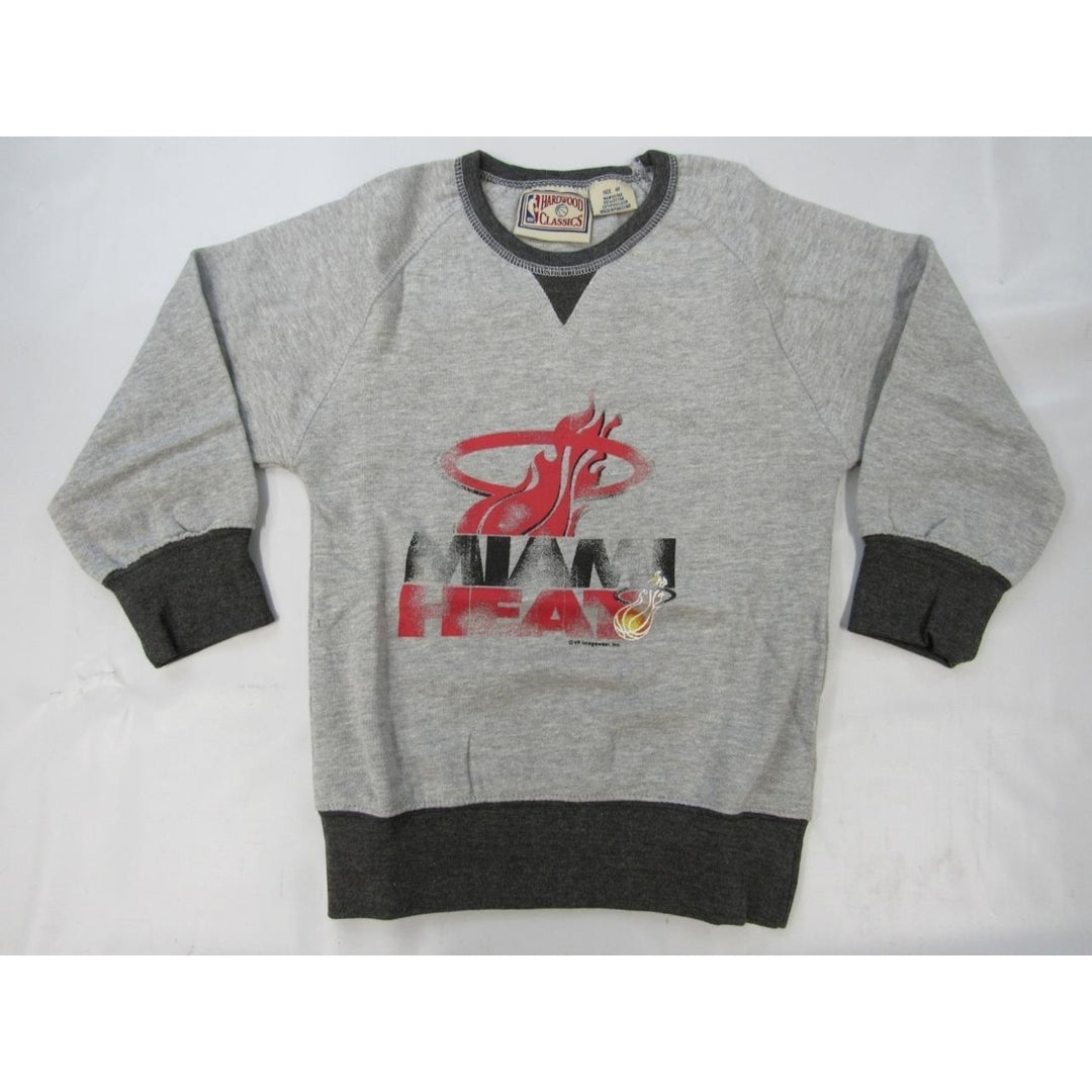 Miami Heat Kid Toddler Size 4T Classic Long Sleeve Sweatshirt Image 4