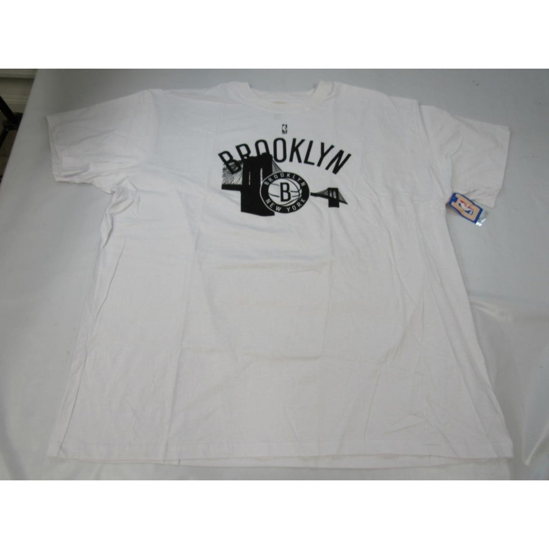 Brooklyn Nets Mens Size 5XL 5XLarge White Majestic Shirt Image 6