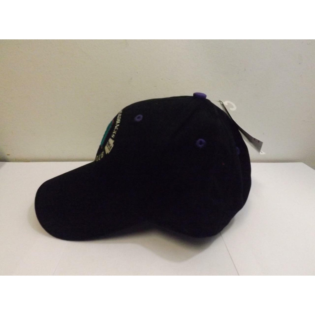 Arizona Diamondbacks Baseball Mens Adult Size OSFA Black Cap Hat Image 3