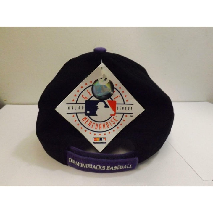 Arizona Diamondbacks Baseball Mens Adult Size OSFA Black Cap Hat Image 4