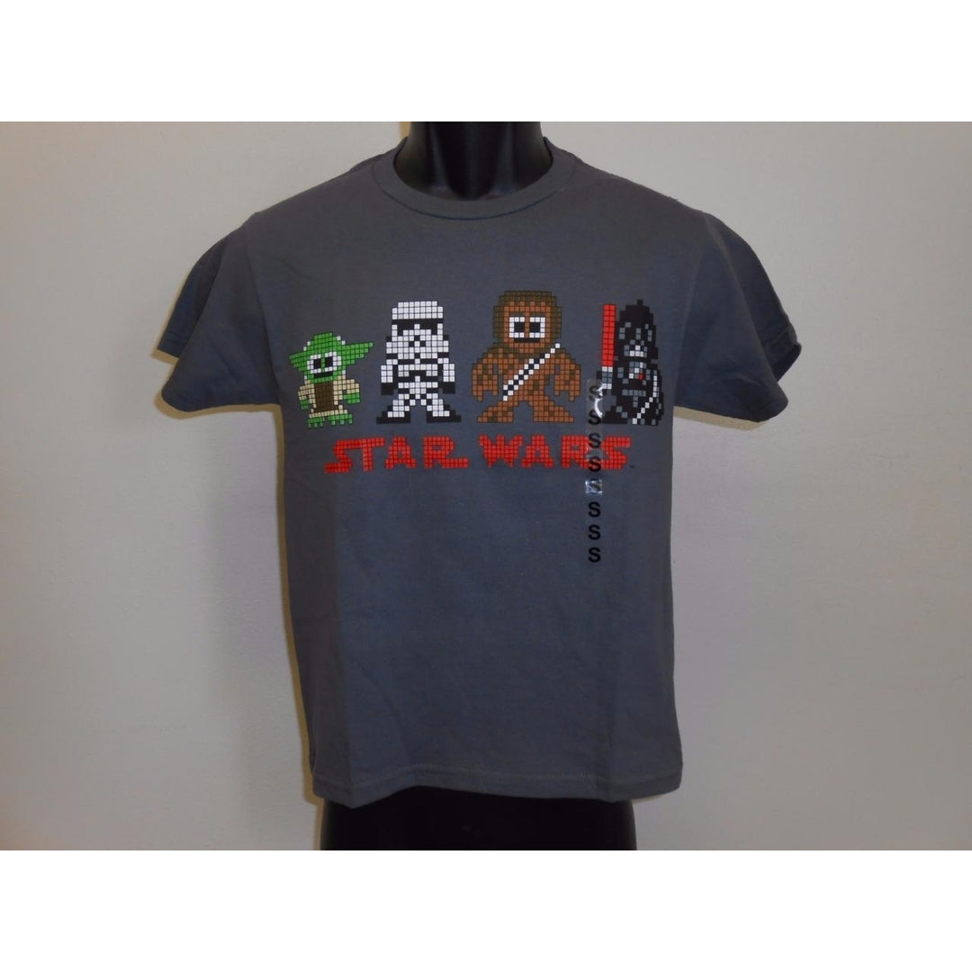 STAR WARS BLOCK STYLE YOUTH SIZE (10/12) M MEDIUM SHIRT 70NJ Image 1