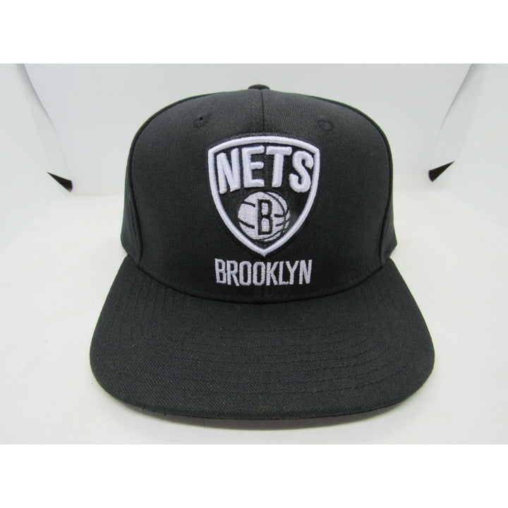 Brooklyn Nets Mens Size OSFA Adidas Snapback Flatbrim Hat 26 Image 4