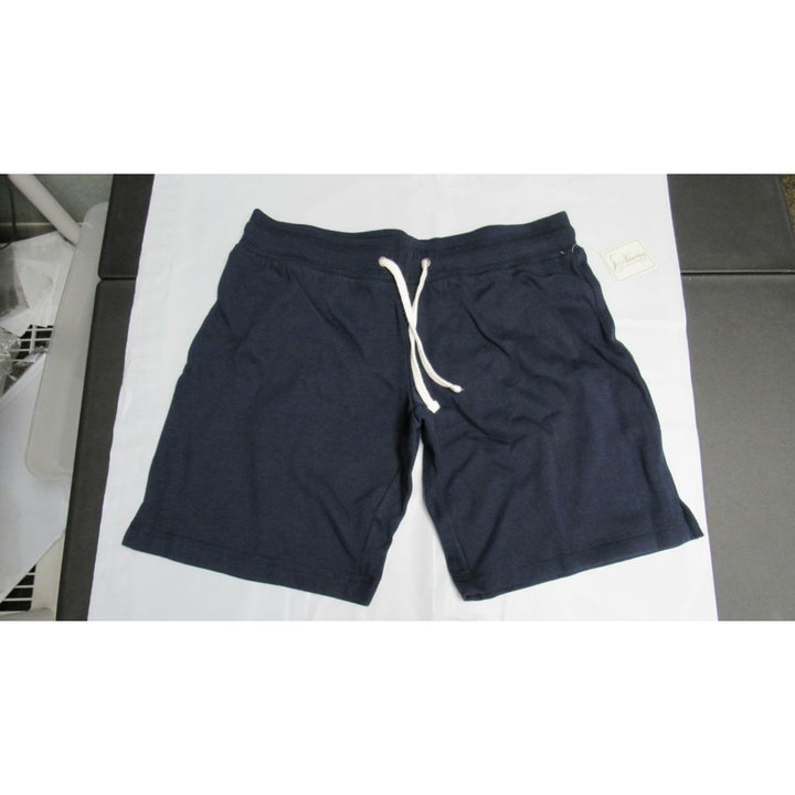 Womens Size M Medium Draw String Comfy Blue Shorts Image 4