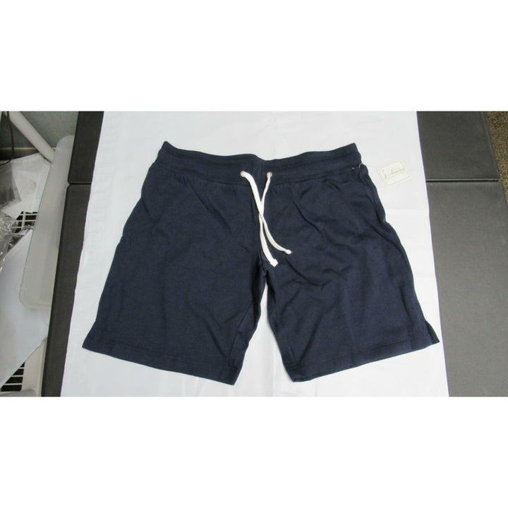 Womens Size M Medium Draw String Comfy Blue Shorts Image 4