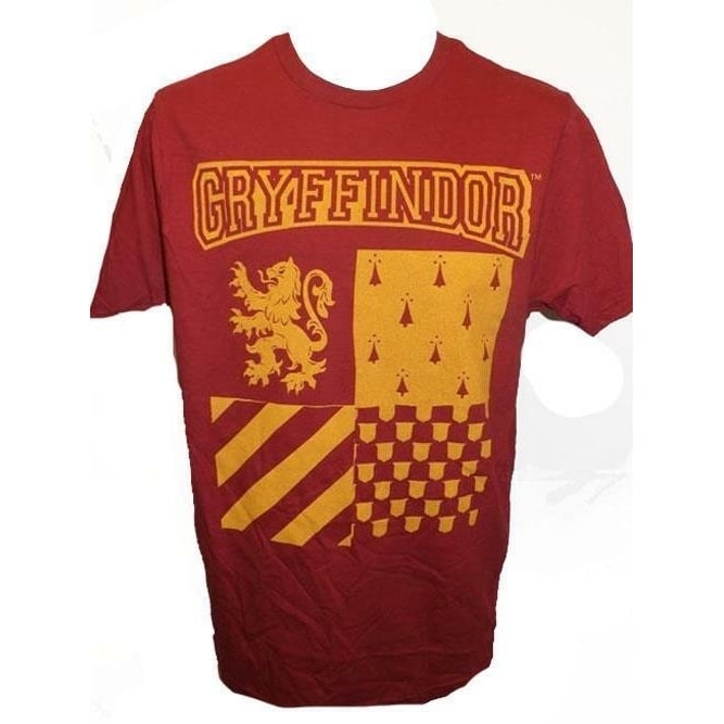 Harry Potter Gryffindor Adult Mens Size M Medium Red Shirt Image 1