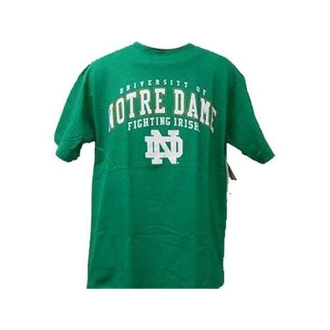 Notre Dame Fighting Irish Mens Size L Large Green Shirt Image 1