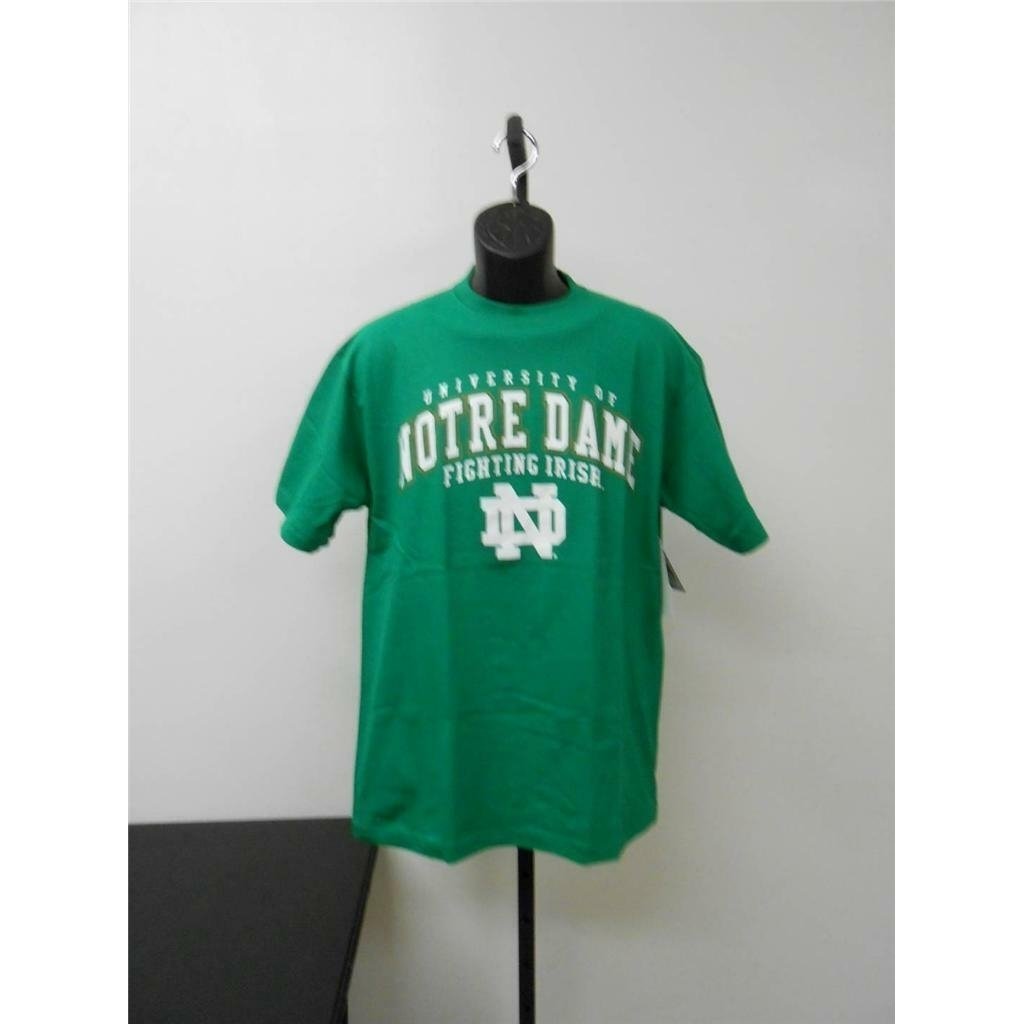 Notre Dame Fighting Irish Mens Size L Large Green Shirt Image 3