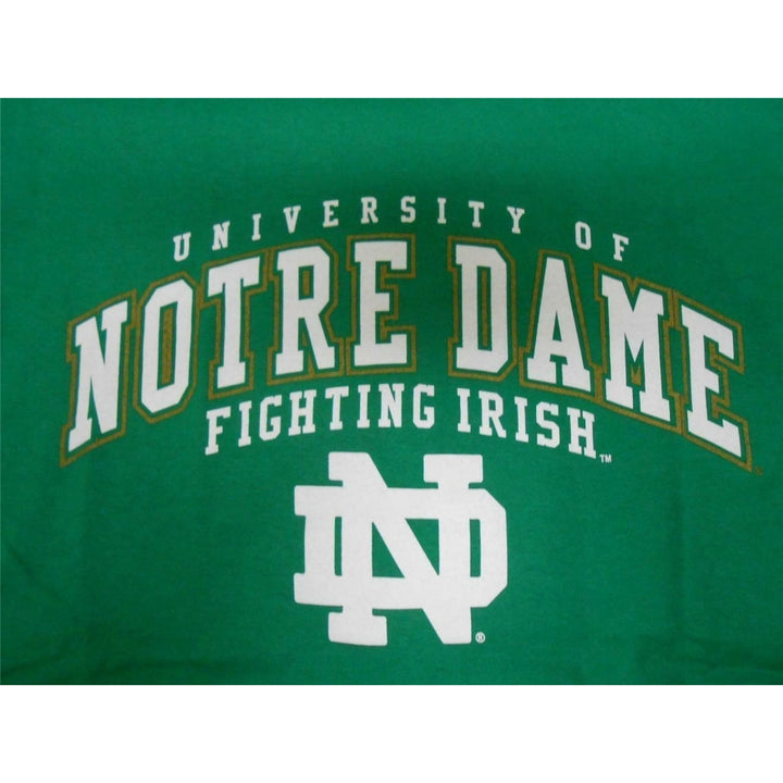 Notre Dame Fighting Irish Mens Size L Large Green Shirt Image 6