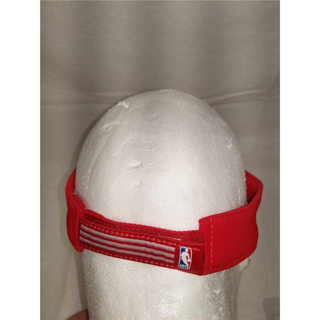 Houston Rockets Mens Adidas Red OSFA Golf Visor Hat Cap 17 Image 4