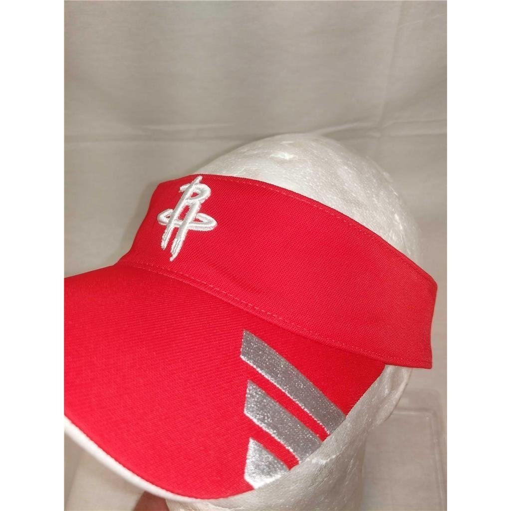 Houston Rockets Mens Adidas Red OSFA Golf Visor Hat Cap 17 Image 6