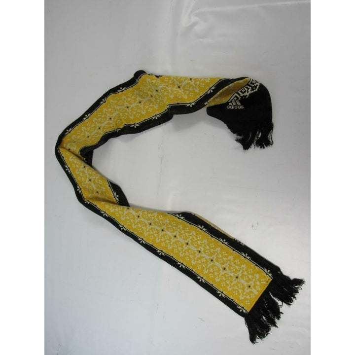 Iowa Hawkeyes Mens Adult OSFA Black and Yellow Adidas Scarf 32 Image 4