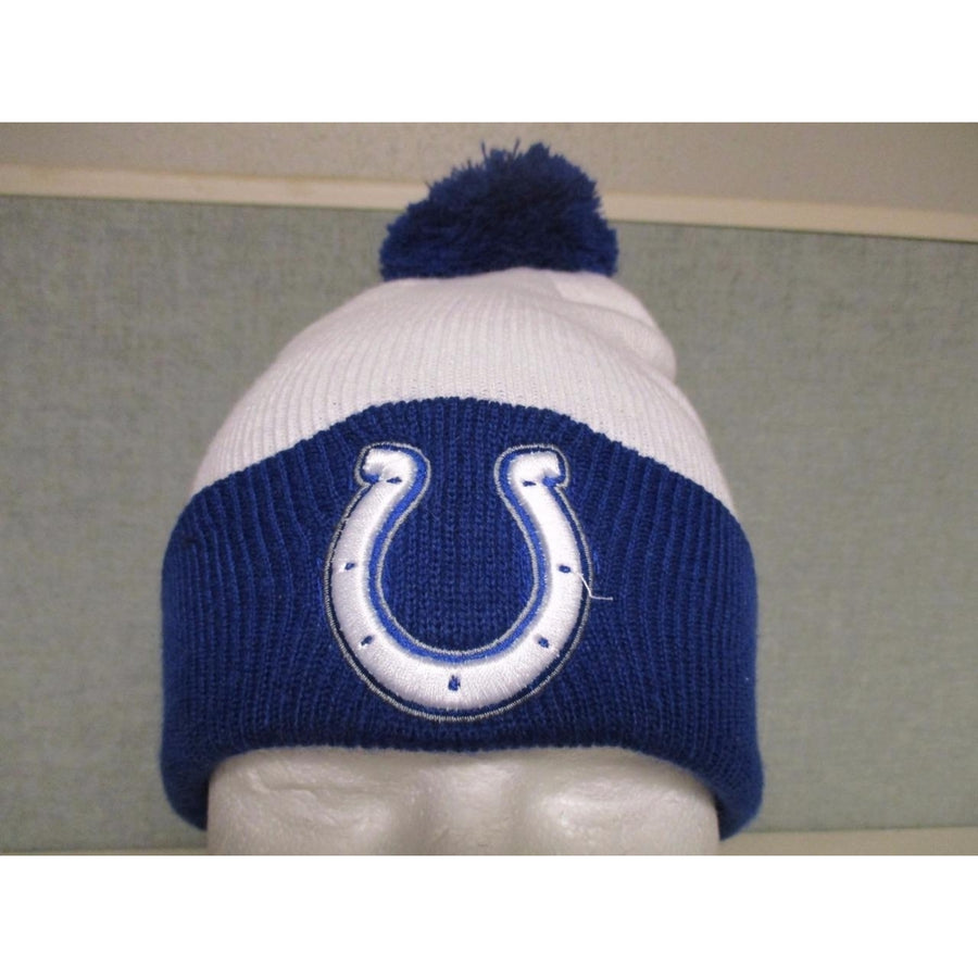 Indianapolis Colts Unisex Adult Mens OSFA One Size Brand 47 Beanie MSRP 18 Image 1