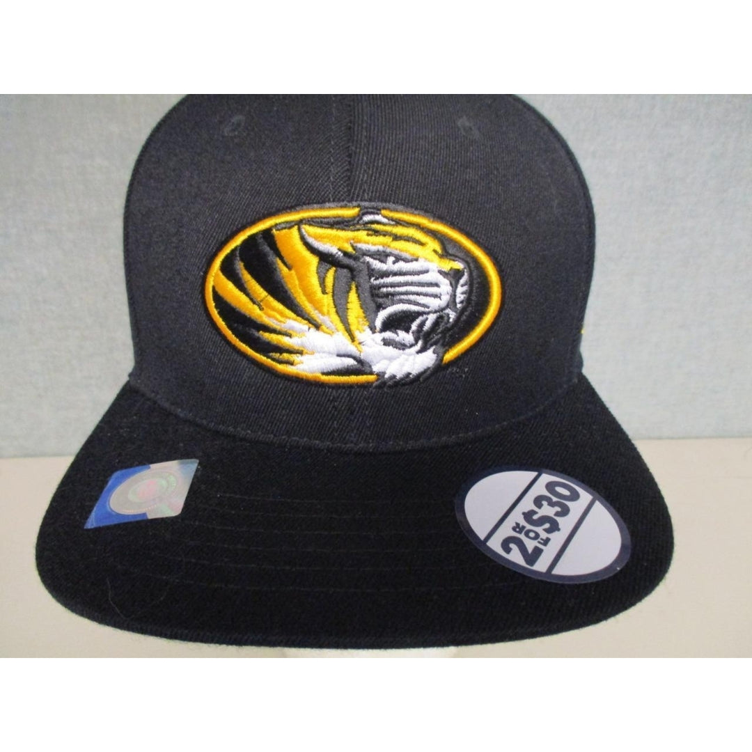 New Missouri Tigers Adult Mens Size OSFA Stretch Fit Cap Hat $22 Image 1