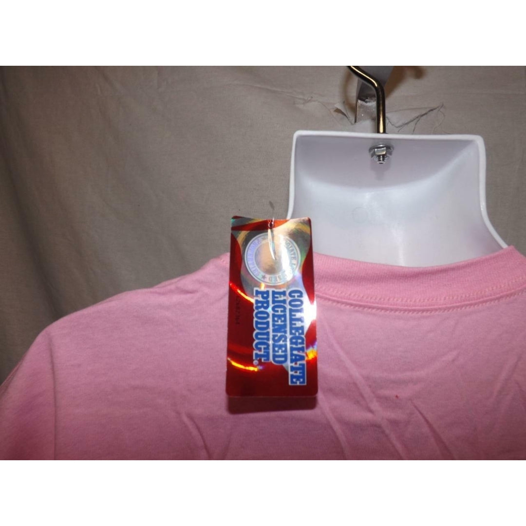 Baylor University Bears Adult Mens Size XL XLarge Pink Shirt Image 4