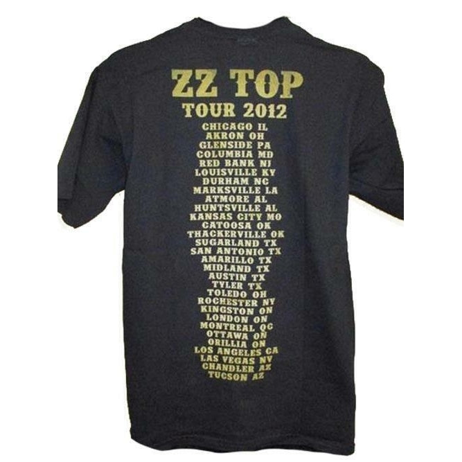ZZ Top Eldorado Bar Tour 2012 Mens Adult M Medium Licensed Concert Shirt Image 6