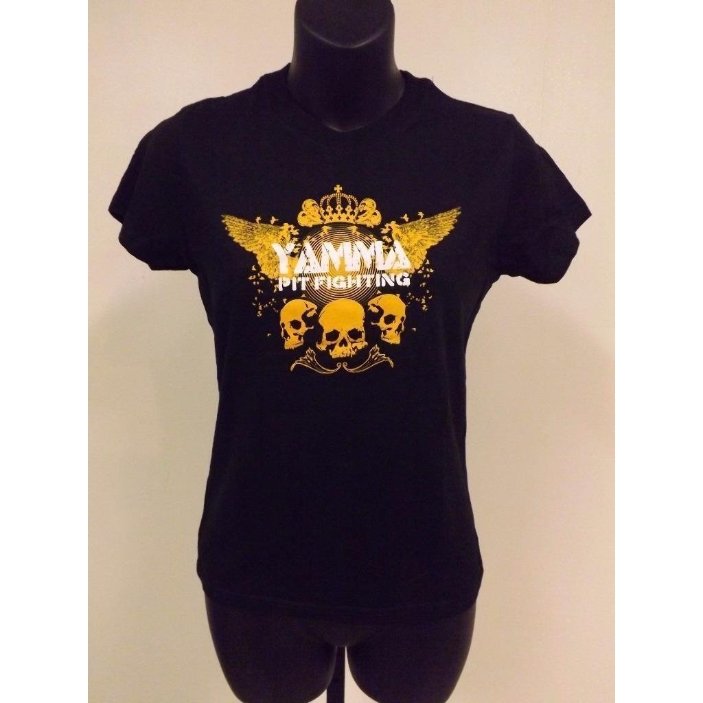 YAMMA PIT FIGHTING YOUTH GIRLS SIZE M MEDIUM CONCERT FITTED SHIRT  77PY Image 1