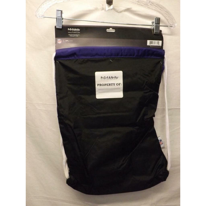 Minnesota Vikings Cinch Bag Pull String Back Pack Image 2