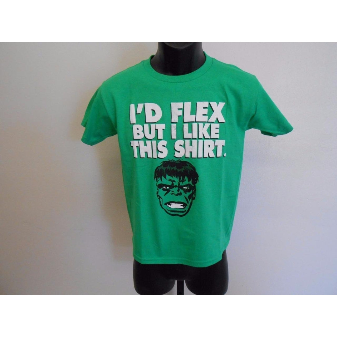 INCREDIBLE HULK ID FLEX BUT YOUTH SIZE 2XLARGE 2XL 14/16 SHIRT MARVEL 69RA Image 1