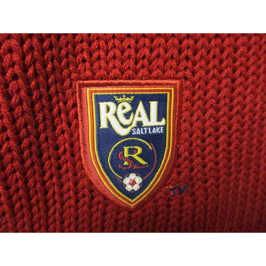Real Salt Lake Adult Unisex Adidas Knit Red/Blue 2012 Coaches Scarf 30 Image 3
