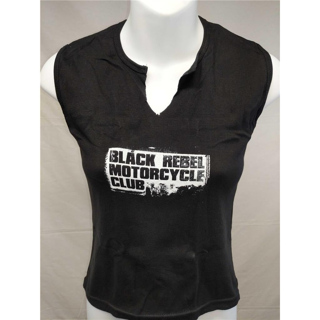 Black Rebel Motorcycle Club Womens Sizes XS XSmall Split Neck Shirt Image 4