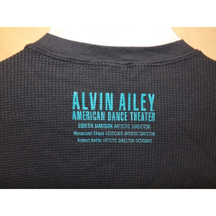 Alvin Alley American Dance Theatre Mens Size L Large Long Sleeve Blue Shirt Image 6