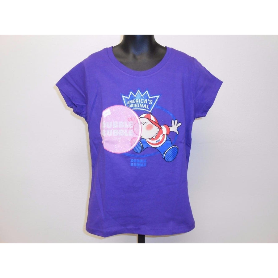DOUBLE BUBBLE GRAPHIC TEE YOUTH GIRLS SIZE LARGE L 14-16 T-SHIRT 67HF Image 1