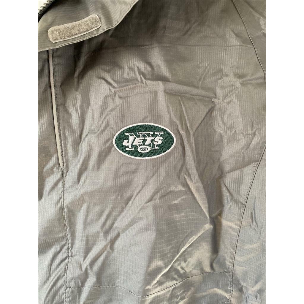 York Jets Mens Size L Large Gray Cutter and Buck Coat Image 3