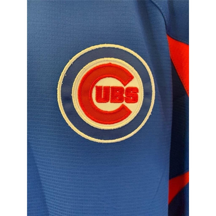 Chicago Cubs Mens Size L Large Blue G-III 1/4 Zip Jacket Image 3